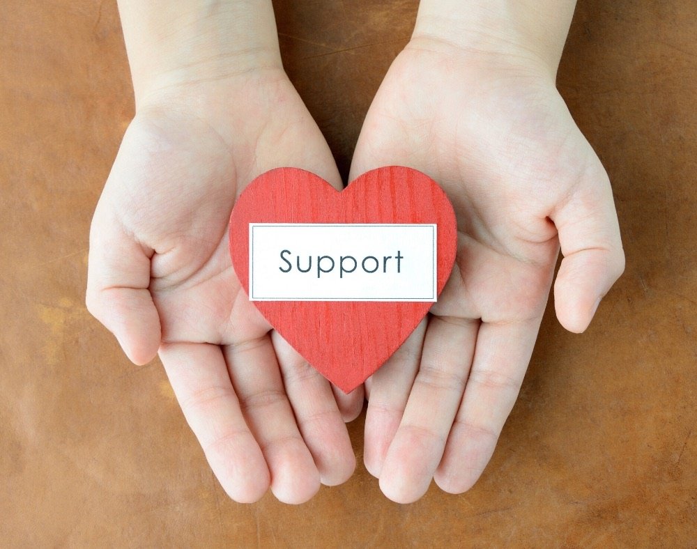 offer support and reassurance