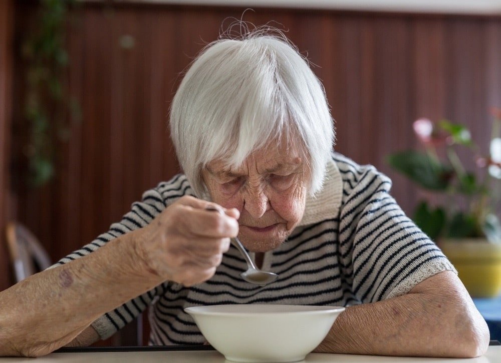 how to help a dementia patient eat less