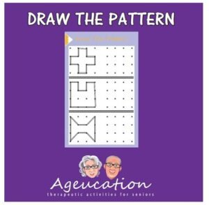 Draw the pattern activity book for dementia