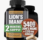 NooMost Organic Lions Mane Supplement Capsules
